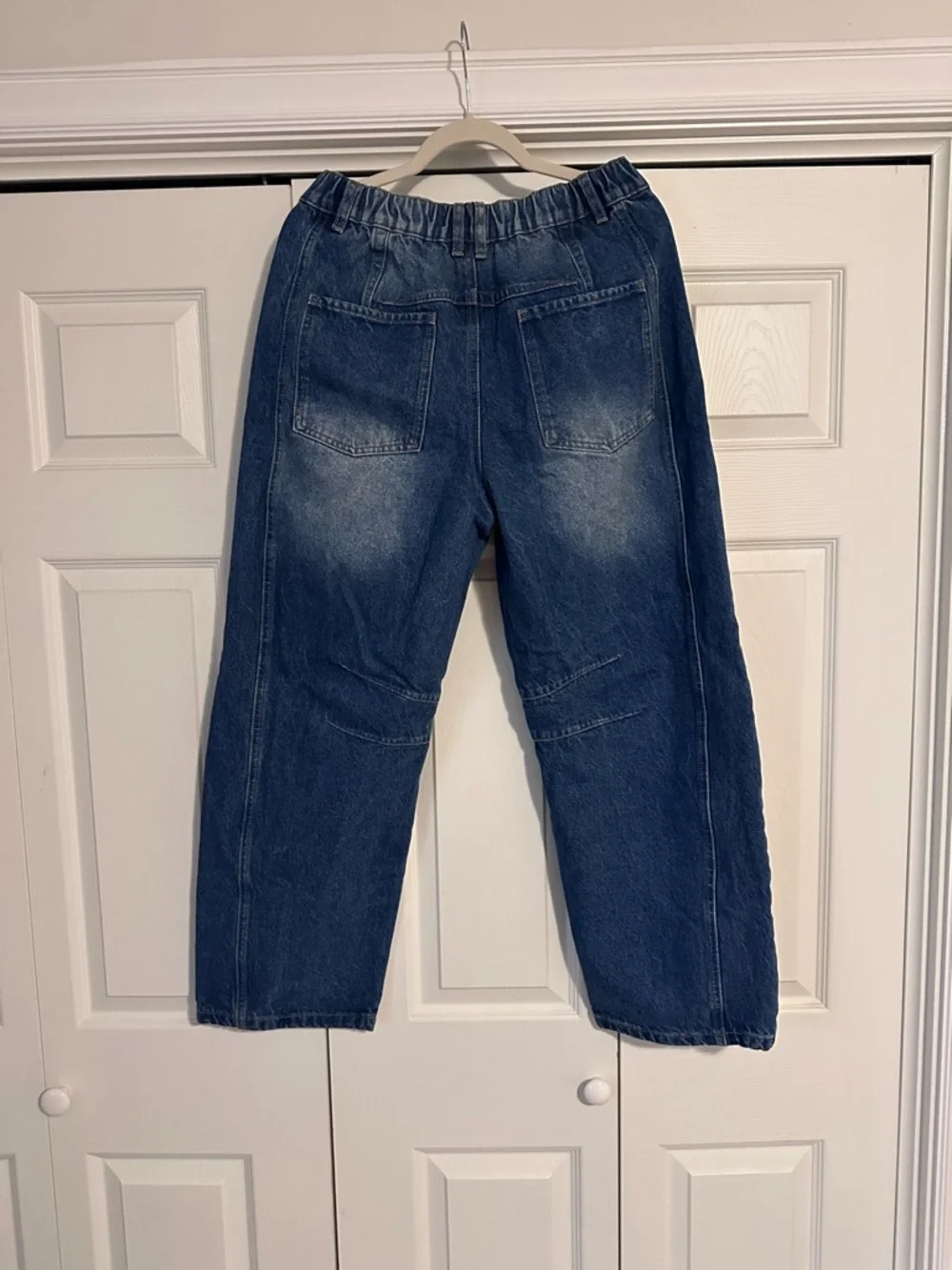 bohme Washed Blue Women's Relaxed Straight Jeans - Picture 5 of 7